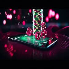 Simbol keamanan dan privasi gaming yang bertanggung jawab pada platform digital